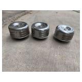Three Chrome Automotive Air Cleaners