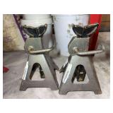Pair of Pittsburgh 3-Ton Jack Stands