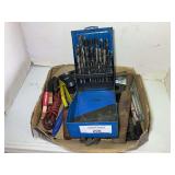 Drill Bit Set and Assorted Hand Tools