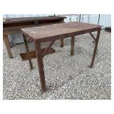 Industrial Metal Work Table