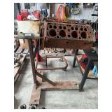 Engine Block - Ford Flathead V-8 w/stand