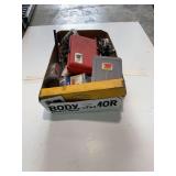 Assorted Tools in Box Including Proto Torque Wrench, Drill Bit Set, and More