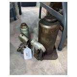 Two Hydraulic Bottle Jacks - 2 and 12 Ton Capacity
