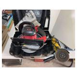 SkilSaw Circular Saw and DeWalt Angle Grinder