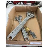 Adjustable Wrenches - Iron Bull & Crescent with Padlock