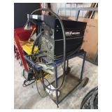 Campbell Hausfeld MIG Flux 130 Wire Feed Welder with Cart
