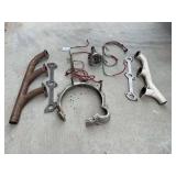 Assorted Auto Parts - Exhaust Manifolds, Distributor, and More