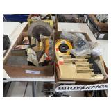 Grinding Wheels, Sanding Blocks, Drill Bits, and Hardware