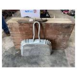 Carpenters Box with Saw, Mitre Box, Drill Bits & Dustpan