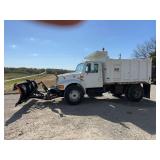 2000 International 4700 Diesel Dump Truck with Snow Plow