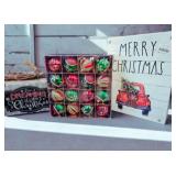 Christmas Wall Decor and Ornament Set