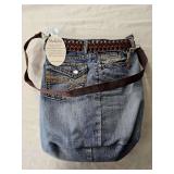 Light Blue Denim Jean Purse
