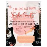 Taylor Swift Hand-Signed Acoustic Guitar – Authenticated Swiftie Collectible