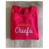 Handcrafted “Chiefs Pride” Embroidered Sweatshirt by Penelope + Co