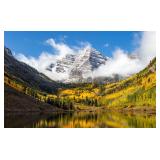 Beautiful 18x24 canvas of Aspen Trees in Maroon Bells Colorado