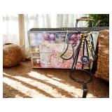 Angel Stocking Holder and Christmas Ornaments