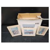 Natural Wood Picture Frame Set