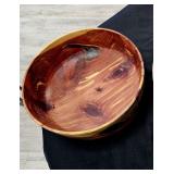 Hand-Turned Cedar Bowl by Mike Noland