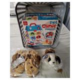 "Pet Clinic" Playset, Love Puppy and Puppy Slippers