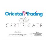 Oriental Trading Gift Certificate