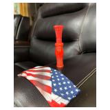 Handmade Lathe-Turned Duck Call Red– Precision Meets Artistry