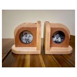 Wooden Book Ends