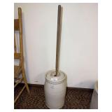 Stoneware Butter Churn with Dasher