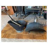 Fireplace Coal Scuttle Bucket and Log Holder