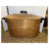 Large Copper Boiler with Lid and Handles