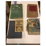 Vintage Book Collection: Dictionaries, Readers, and Funabout Fords