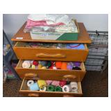 Embroidered Linens and Craft Supplies