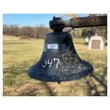 Large Farm Bell with Mounting Bracket
