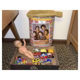 Welcome Back Kotter Trash Can, Doll, and Toy Car Collection