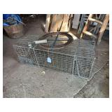 Wire Cage Trap with Sewer Snake
