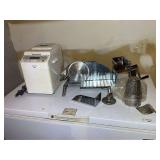 Hitachi HB-B201 Bread Maker with Rival Electric Food Slicer & Health Craft Grater