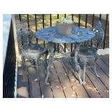 Ornate Outdoor Table and Chairs