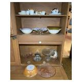 Assorted Dishes, Bowls, Teacups, and Glassware