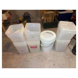 Assorted Food Grade Buckets and Containers