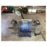Benchtop 6-Inch Bench Grinder with Work Light