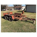1980 HMDE Dual Axle Utility Trailer