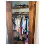 Contents of Closet - Assorted Clothing, Shoes, Accessories, and Other Items