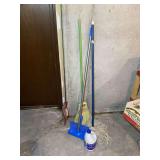 Cleaning Supplies: Mop, Brooms, Dustpan, and More