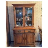 Young Republic Solid Hard Rock Maple Hutch Cabinet