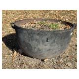 Large Cast Iron Kettle or Pot, 27" Round