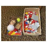 Boxes of Mixed Toys and Lego Bricks