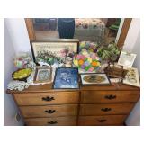 Mixed Home Decor - Frank Sinatra Print, Framed Art, Floral Displays & More