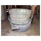 Two Galvanized Metal Wash Tubs