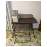 Card table, Wire Rack, Magazine Holders, & Sewing table