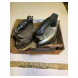 Two Flat Irons: "The Monitor" and Coleman Instatalite Model 609A