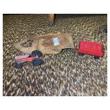 Toy Tractor and Tonka Equipment Trailer, Farm wagon